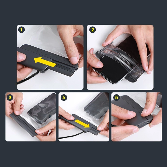 Etui Wodoodporne etui Baseus AquaGlide (czarne)