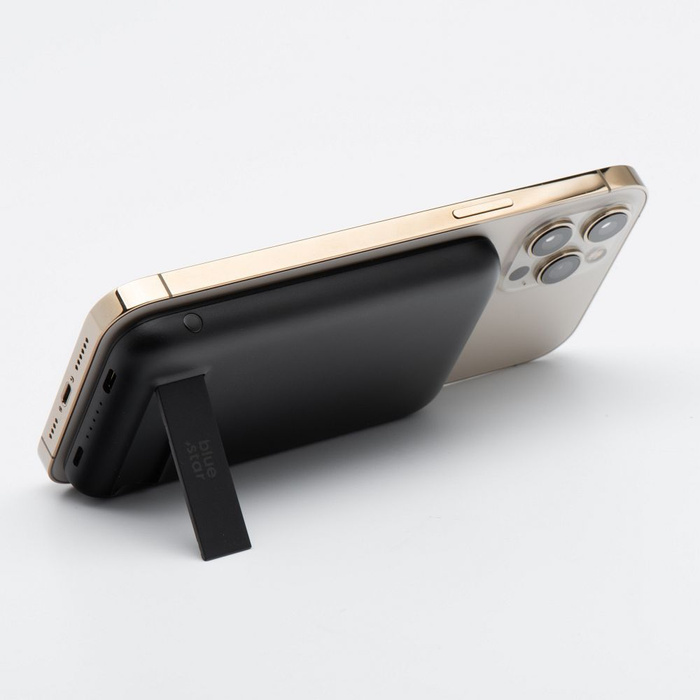 Powerbank zgodny z MagSafe Blue Star 5000 mAh 2A 5W W0553 czarny