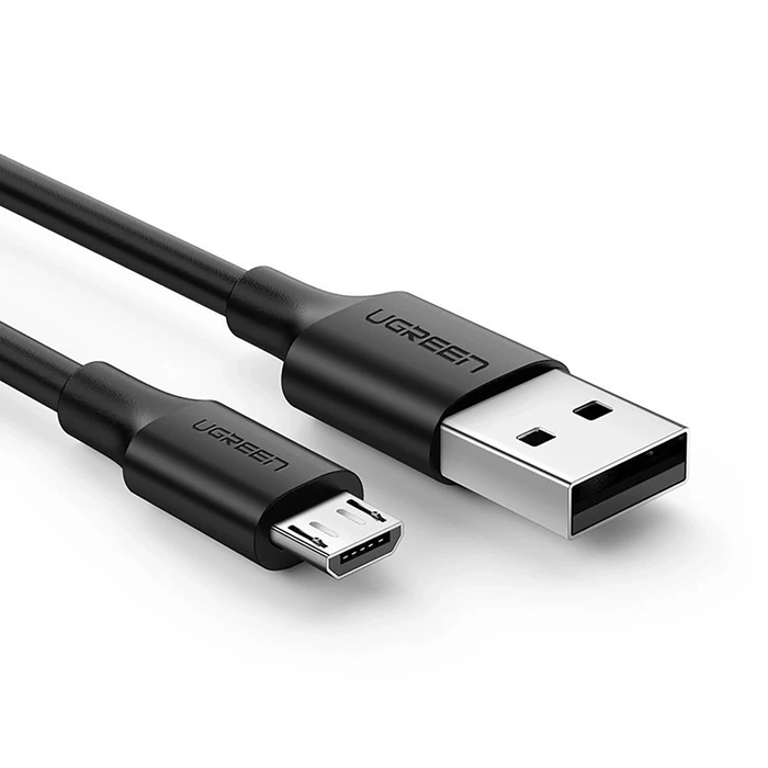 Kabel UGREEN USB-A Micro USB QuickCharge 3.0 2.4A 0.5m Czarny