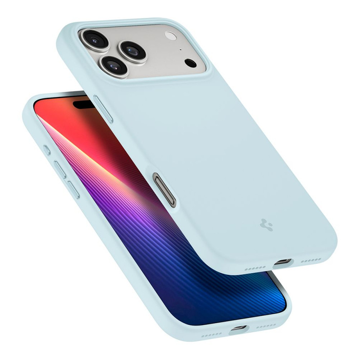 ETUI SPIGEN IPHONE 17 PRO SILICONE FIT MAG MAGSAFE MUTE BLUE