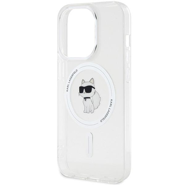 Etui Karl Lagerfeld KLHMP14XHFCCNOT iPhone 14 Pro Max 6.7" przezroczysty/transparent hardcase IML Choupette MagSafe