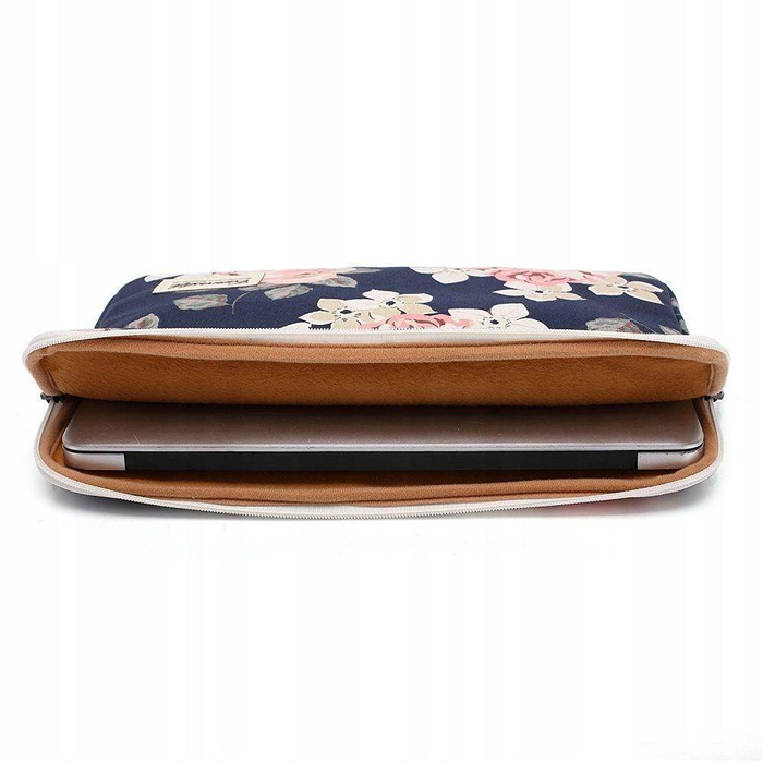 Etui CANVASLIFE Sleeve Laptop 15-16 Navy Rose Granatowe Case