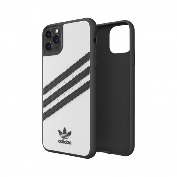 Etui Adidas Moulded Case PU iPhone 11 Pro Max biało-czarny/white-black 36292