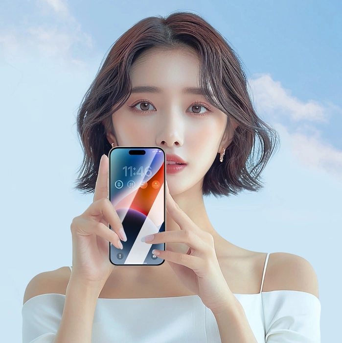 Szkło hartowane Joyroom JR-MAR0315 z antyrefleksem na iPhone 15/16