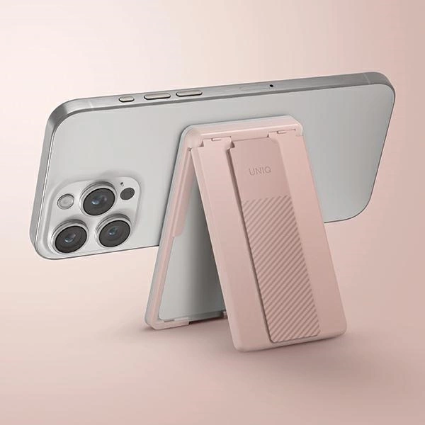 UNIQ Heldro ID magnetyczny portfel z podpórką i opaską granatowy/navy (storm blue)