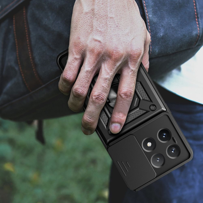 Etui Tech-protect Camshield Pro Xiaomi Poco X6 Pro 5g Black Case