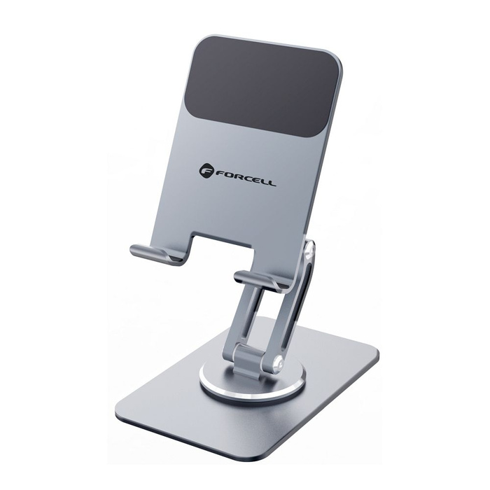 Uchwyt na telefon / tablet biurkowy składany Forcell F-Grip Fold Stand 2 360 szary