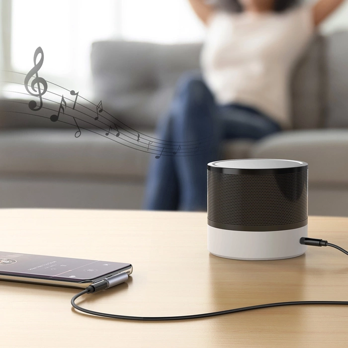 Adapter audio UGREEN AV154 USB-C do mini jack 3.5mm