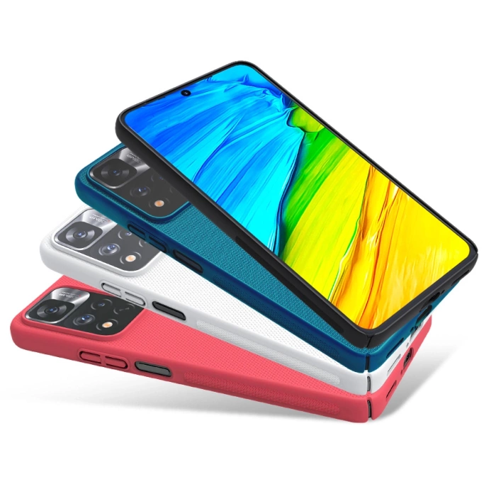 Nillkin Super Frosted Shield Pro wytrzymałe etui pokrowiec Xiaomi Redmi Note 11 Pro+ 5G czarny
