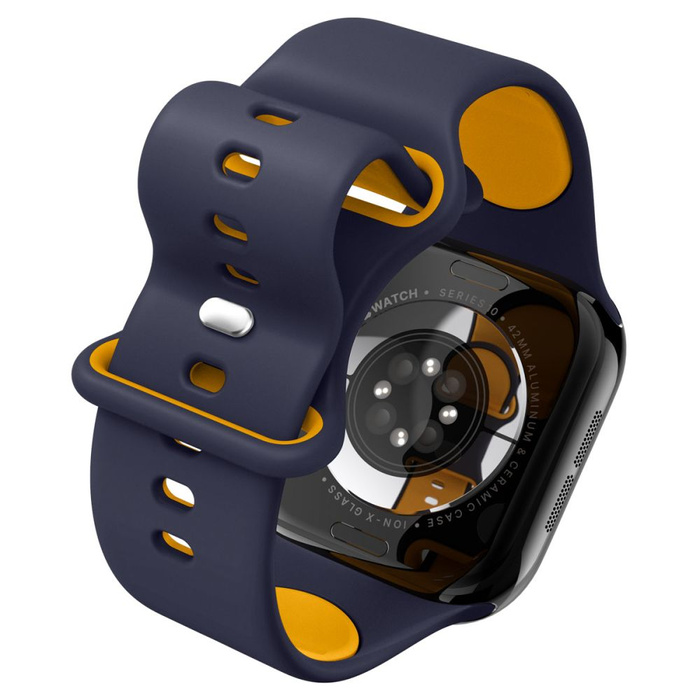 PASEK SPIGEN APPLE WATCH 6 / 7 / 8 / 9 / 10 / SE (40 / 41 / 42 MM) NANO POP BLUEBERRY NAVY