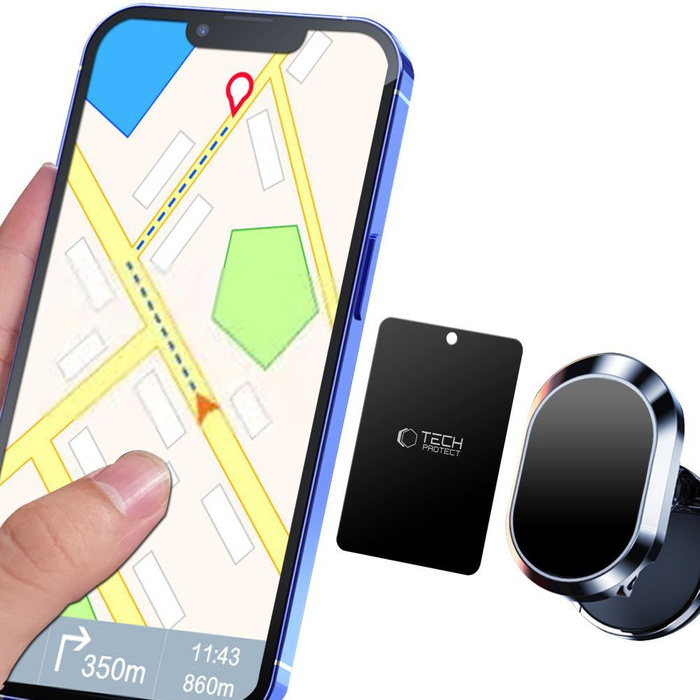 UCHWYT TECH-PROTECT METALPLATE MAGNETIC CAR MOUNT 4-PACK BLACK