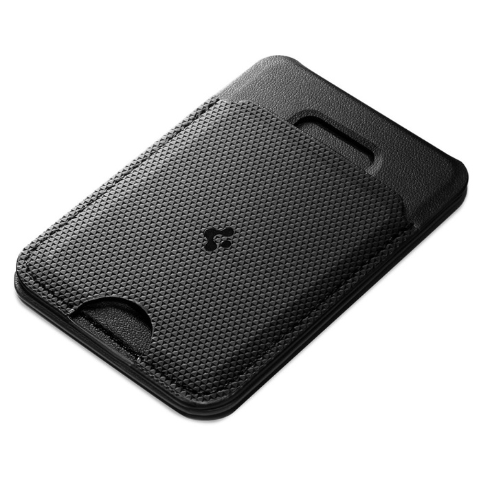 PORTFEL MAGSAFE SPIGEN S314-3 SLIM FOLD UNIWERSALNY CARD HOLDER CZARNY