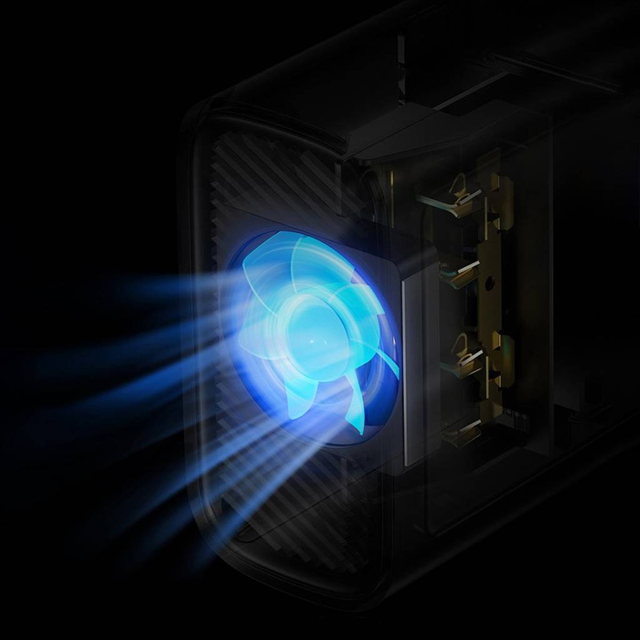 Baseus IGBT samochodowa przetwornica inwerter prądu 300W 220V (wtyczka CN/EU) czarny (CGNB010101)