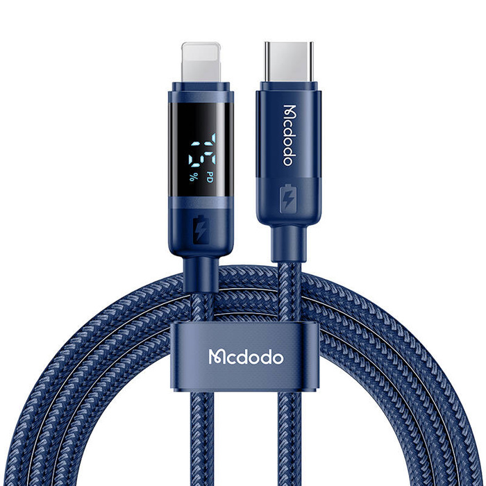 Kabel USB-C do Lightning Mcdodo CA-5211, 36W, 1.2m (niebieski)