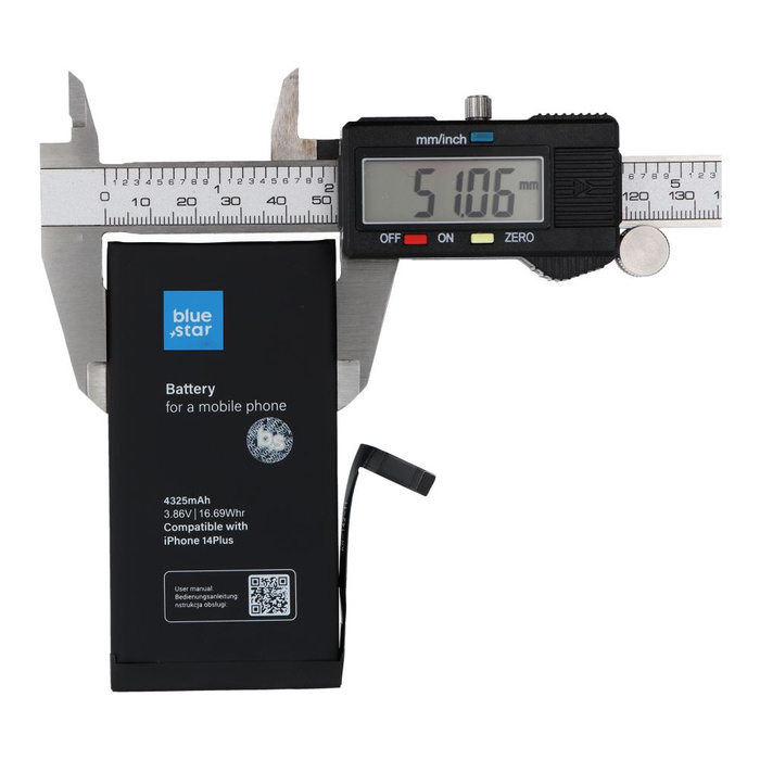 Bateria do iPhone 14 PLUS 4325 mAh Blue Star HQ