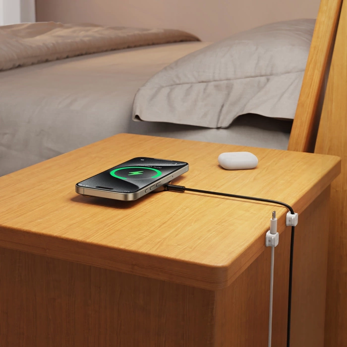 Organizer kabli Joyroom JR-ZS368 magnetyczny - biały (6 szt.)