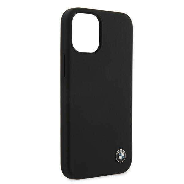 Etui BMW Apple iPhone 12 mini Silicone Signature Czarny Case