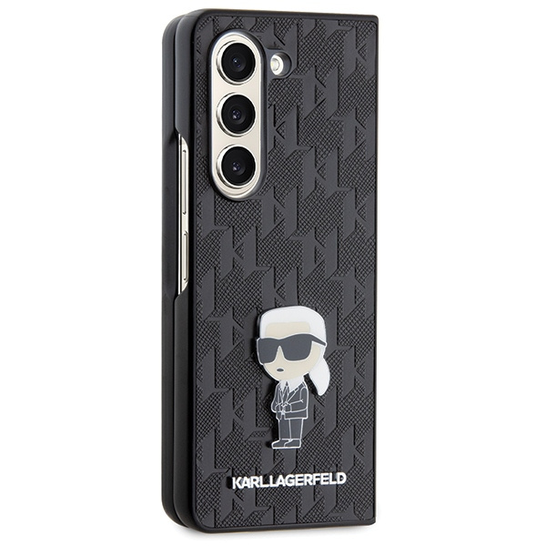 Etui Oryginalne Etui KARL LAGERFELD Hardcase KLHCZFD5SAPKINPK do Samsung Galaxy Fold 5 (Saffiano Mono IK PIN / czarny) Case
