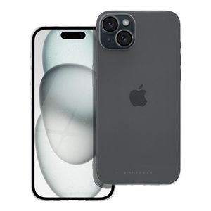 Futerał Roar Pure Simple Fit Case - do iPhone 15 Plus Transparent