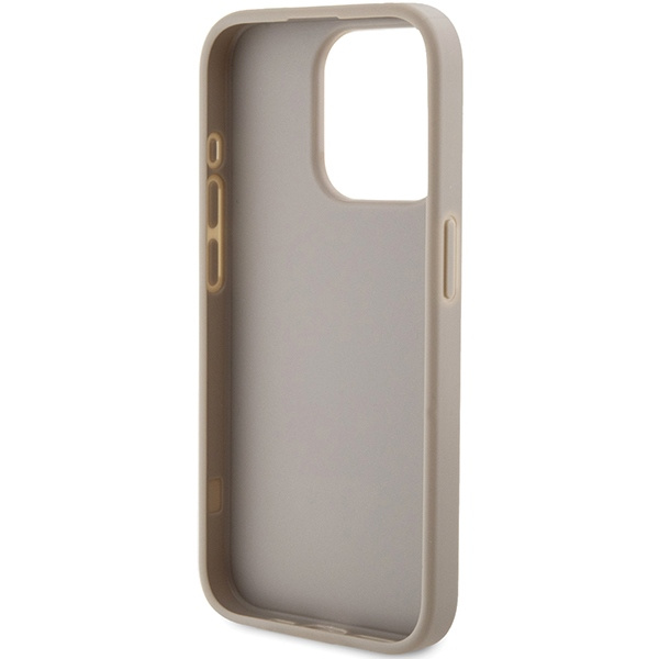 Etui Guess GUHCP15XPG4GPH iPhone 15 Pro Max 6.7" biały/white hardcase 4G Triangle Metal Logo Case