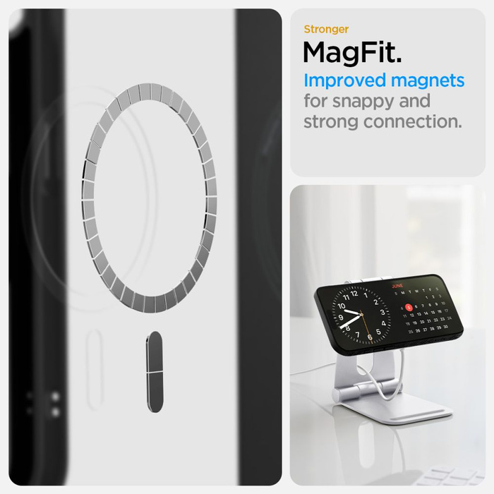 ETUI SPIGEN IPHONE 16E LIQUID AIR MAG MAGSAFE MATOWE CZARNE