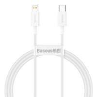 Baseus Superior kabel USB Typ C - Lightning Power Delivery 20 W 1 m Biały (CATLYS-A02)