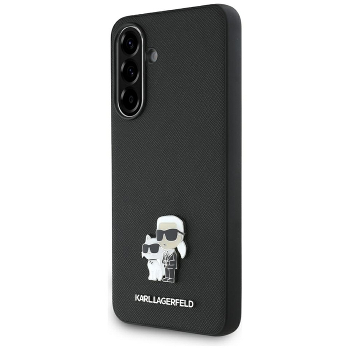 Etui Karl Lagerfeld Saffiano w/ K&C      Metal Logo do Samsung Galaxy A36 czarny