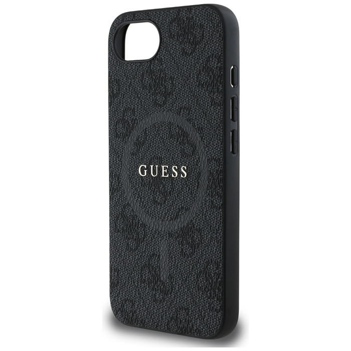 Etui Guess 4G Ring Classic Logo MagSafe  do iPhone 16e czarny