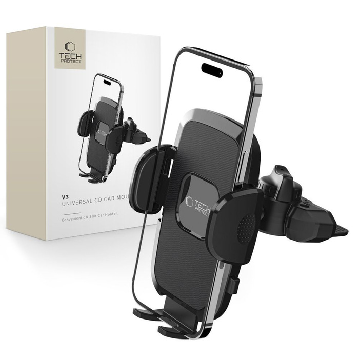 UCHWYT TECH-PROTECT V3 UNIVERSAL CD CAR MOUNT BLACK