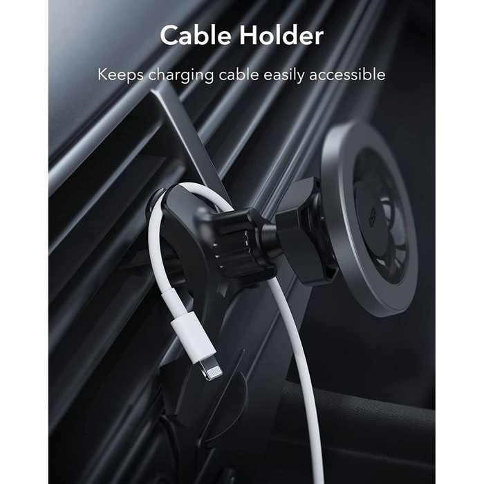 Uchwyt Esr Halolock Magnetic Magsafe Vent Car Mount Metallic Grey