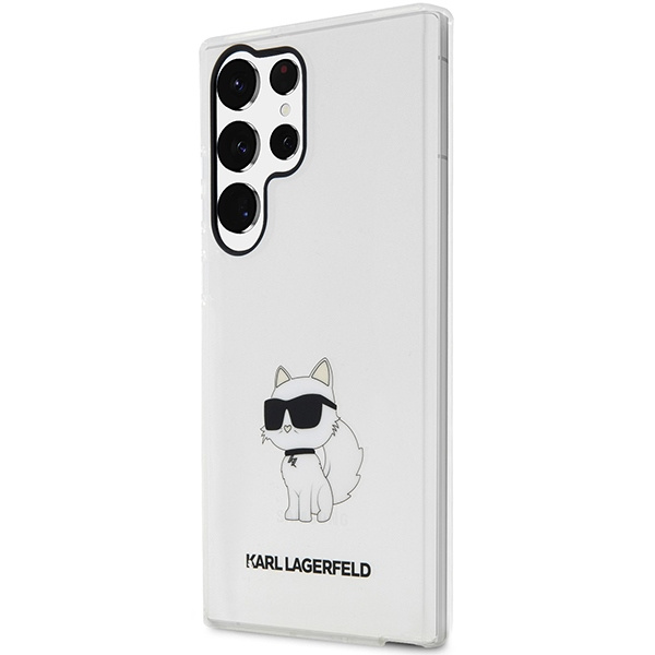 Etui Karl Lagerfeld Klhcs23lhnchtct S23 Ultra S918 Transparent Hardcase Ikonik Choupette Case