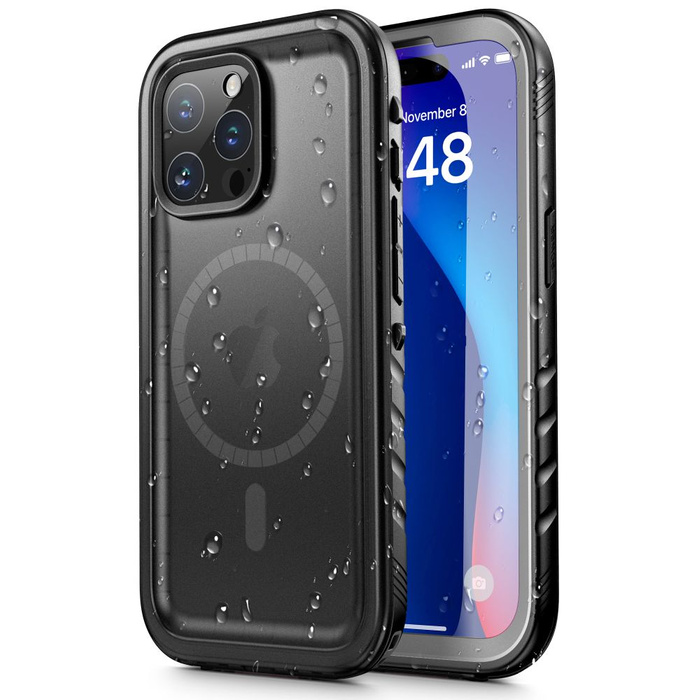 Etui Tech-protect Shellbox Magsafe Ip68 iPhone 15 Pro Max Black Case