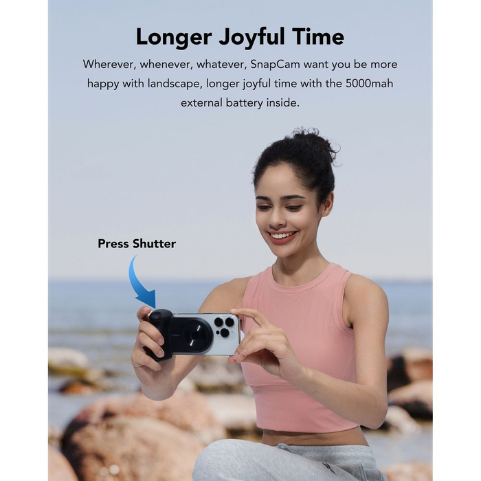 VEGER powerbank 5000 mAh kompatybilny z MagSafe PD QC3.0 20W Tourist (W0569) czarny