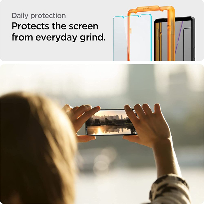 Szkło Hartowane Spigen Alm Glas.tr Slim 2-pack Sony Xperia 1 V Clear