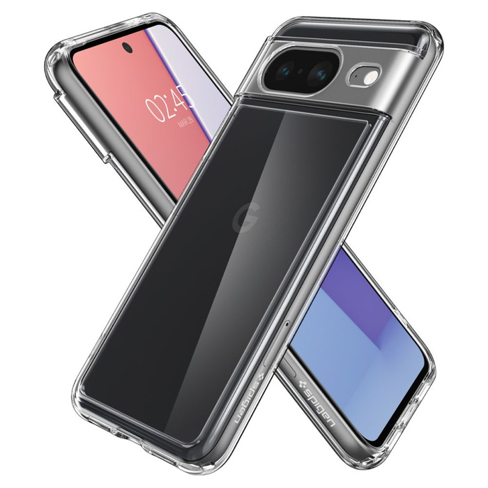 Etui Spigen Ultra Hybrid Google Pixel 8 Crystal Clear Case