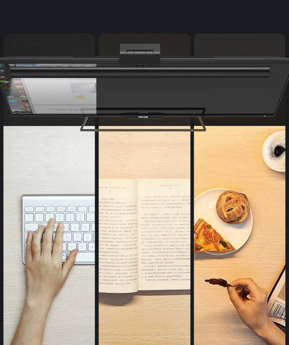 Baseus i-wok lampka LED na monitor do pulpitu oświetlenie ekranu czarny (DGIWK-B01)