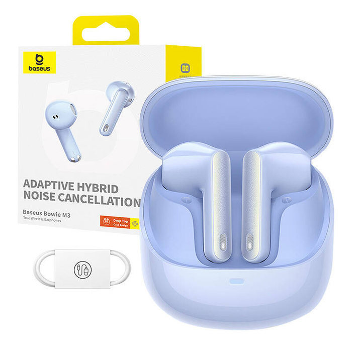 Słuchawki TWS Baseus Bowie M3 (niebieskie)