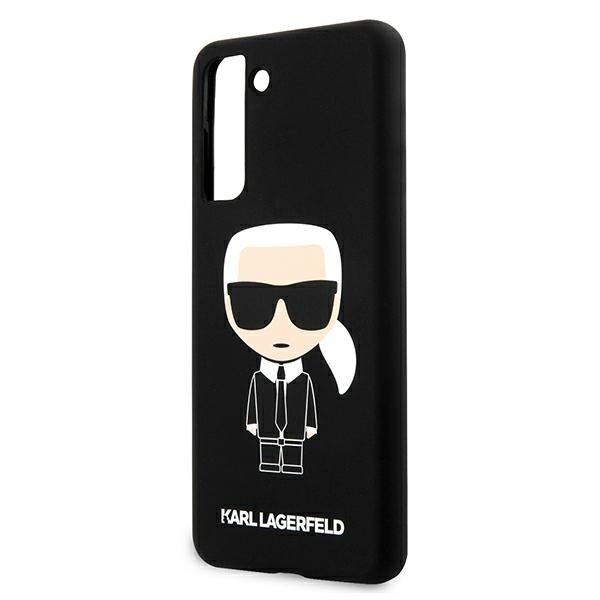 Etui KARL LAGERFELD Samsung Galaxy S21 Plus Silicone Iconic Czarny Hardcase