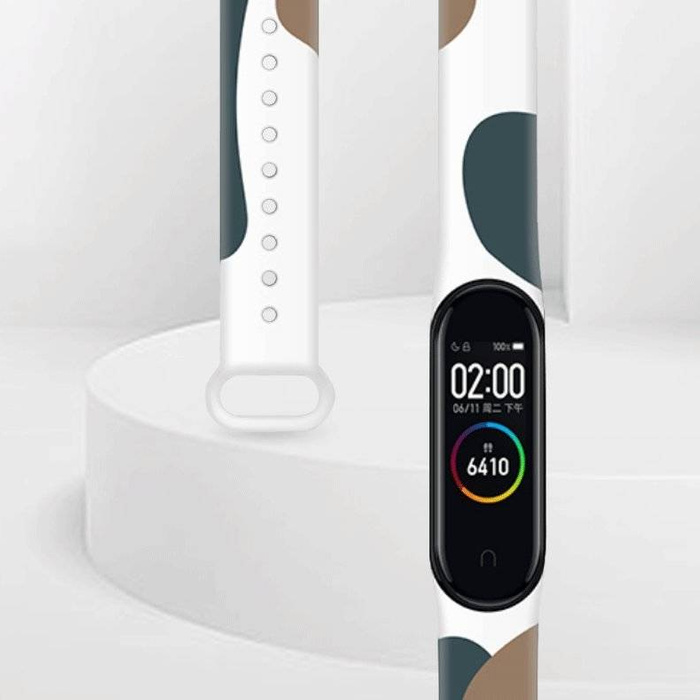Strap Moro opaska do Xiaomi Mi Band 6 / Mi Band 5 silikonowy pasek bransoletka do zegarka wzór 13