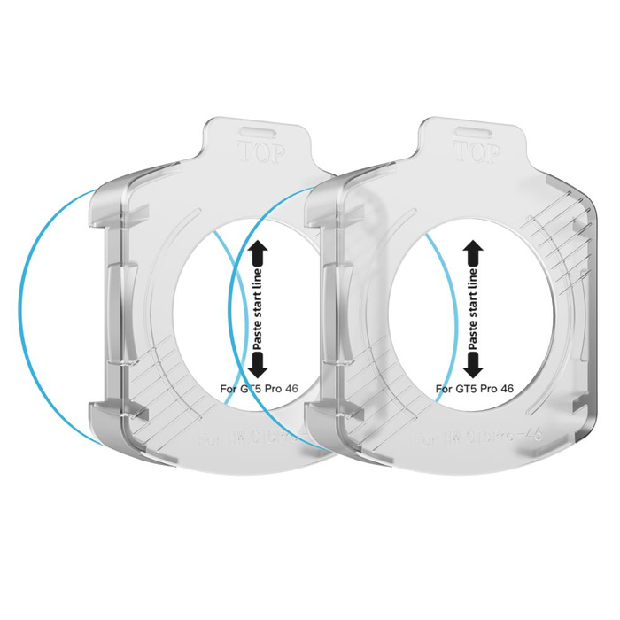 SZKŁO HARTOWANE TECH-PROTECT EASY SET+ 2-PACK HUAWEI WATCH GT 5 PRO (46 MM) CLEAR