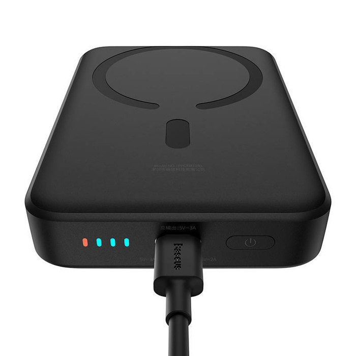 Szybko ładujący mini Power Bank Baseus 10000mAh 30W (czarny)