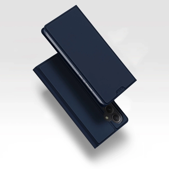 Etui Dux Ducis Skin Pro na Samsung Galaxy A55 5G z klapką i miejscem na kartę - niebieskie