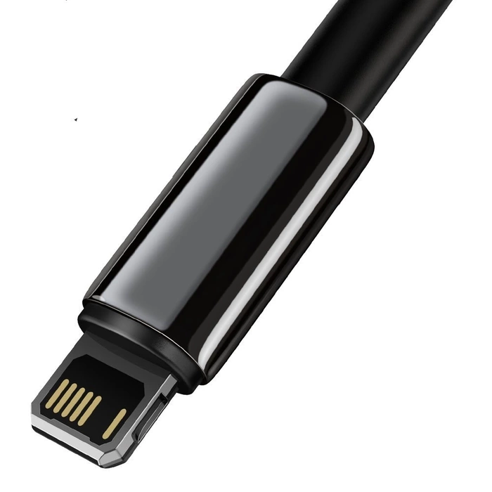 [PO ZWROCIE] Baseus Tungsten kabel USB - Lightning 2,4 A 2 m czarny (CALWJ-A01)