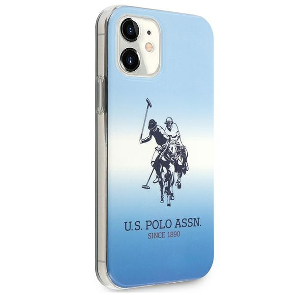 Etui US POLO Apple iPhone 12 Mini Gradient Collection USHCP12SPCDGBL Niebieski Case