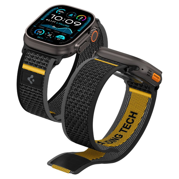 PASEK SPIGEN APPLE WATCH 6 / 7 / 8 / 9 / 10 / SE / ULTRA 1 / 2 (44 / 45 / 46 / 49 MM) ACTIVE ATHLEX AIR CZARNY