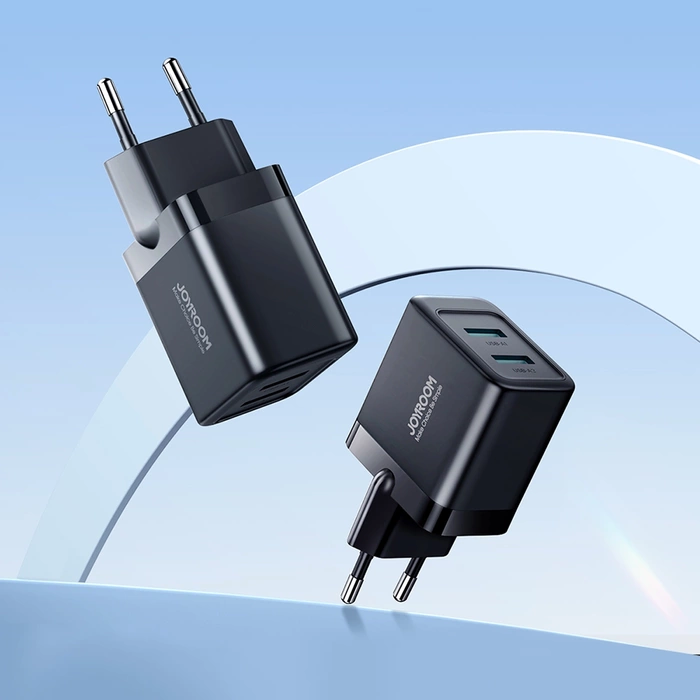 Ładowarka sieciowa Joyroom JR-TCN01 2xUSB-A  12W 2.4A - czarna