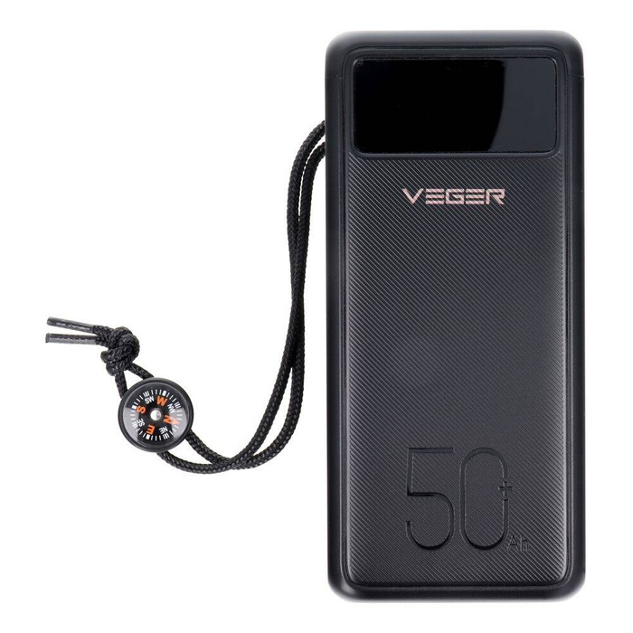 VEGER powerbank 50000 mAh PD QC3.0 5A 22,5W Tank Lite (W5001) czarny