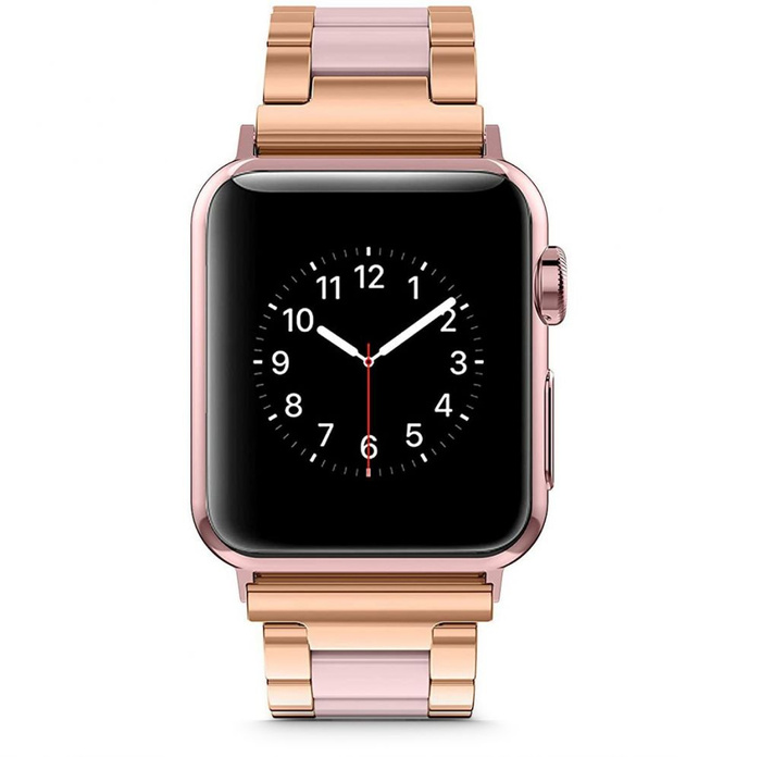 Pasek TECH-PROTECT Apple Watch 1 / 2 / 3 / 4 / 5 / 6 (38/40MM) Modern Pearl Różowa