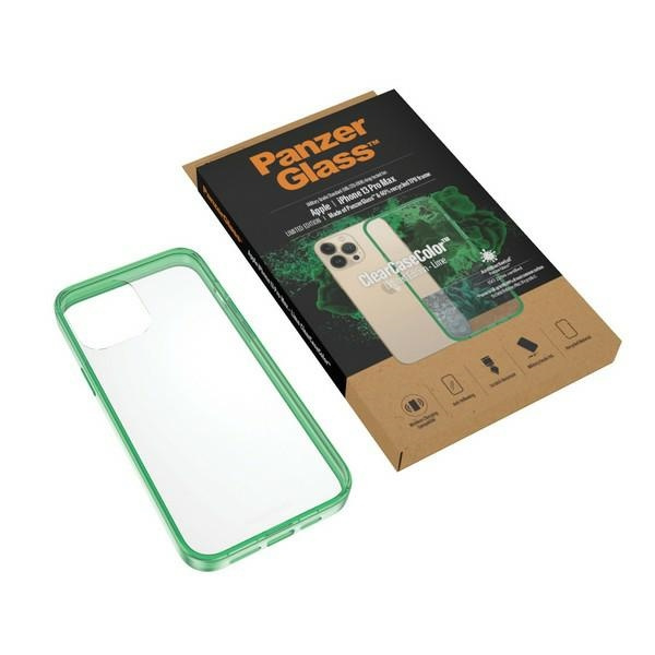 PanzerGlass ClearCase iPhone 13 Pro Max 6.7" Antibacterial Military grade Lime 0344