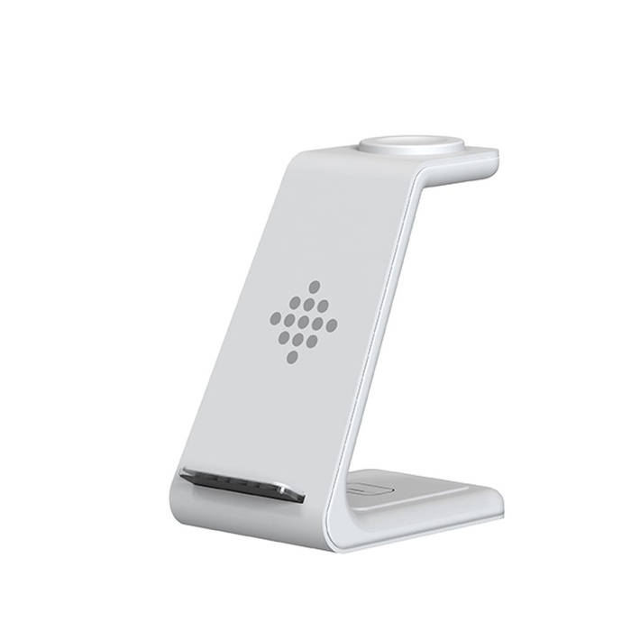 Ładowarka TECH-PROTECT A8 3IN1 WIRELESS CHARGER WHITE